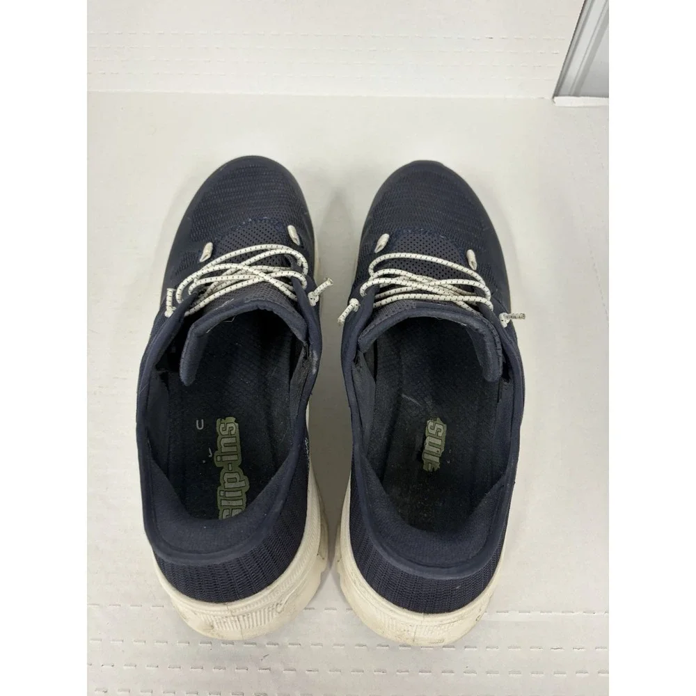 Skechers Glide-Step Pro Slip-Ins Mens 11.5 Navy Hands Free Sneakers 232930 T3